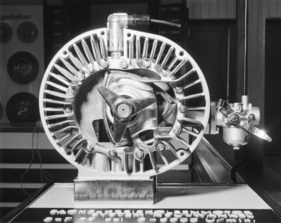 Bild NSU Wankel (1963) - Internationale Automobilausstellung (IAA) in Frankfurt 1963 - Ansicht des Wankel-Motors