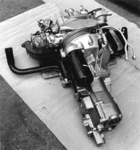 NSU Wankel Spider (1963) - der ausgebaute Wankelmotor