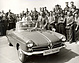 NSU/Wankel Spider - Historisches Bild des damaligen NSU-Vorstandsvorsitzenden Dr. Gerd Stieler von Heydekampf, der den Beschäftigten den „NSU-Spider“ vorstellt, wie er damals offiziell heisst (© Audi AG, 1965) NSU/Wankel Spider - Historisches Bild des damaligen NSU-Vorstandsvorsitzenden Dr. Gerd Stieler von Heydekampf, der den Beschäftigten den „NSU-Spider“ vorstellt, wie er damals offiziell heisst (© Audi AG, 1965)