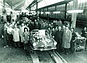NSU/Wankel Spider – Historisches Bild des ersten Fahrzeug, das vom Fliessband rollte (© Audi AG, 1965) NSU/Wankel Spider – Historisches Bild des ersten Fahrzeug, das vom Fliessband rollte (© Audi AG, 1965)