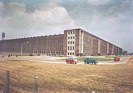 Image: After a construction period of just one year, the first Bullis rolled off the production line at the newly built van plant in Hanover on March 8, 1956.