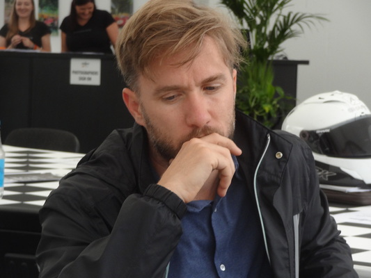 Nachdenklicher Nick Heidfeld - Goodwood Festival of Speed 2017