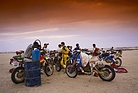 Image: Refueling at the 1985 Dakar Rally