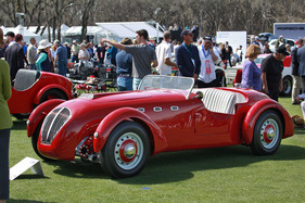 Name von der Rennstrecke geerbt - Healey Silverstone, 1950.