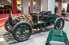 Napier (1903) - der älteste überlebende Rennwagen Grossbritanniens, mit vier Zylindern und 7,7 Litern Hubraum, nahm u.a. am Gordon Bennett Cup 1903 teil - Rétromobile Paris 2016