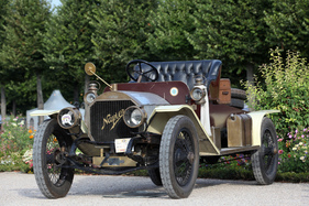 Napier Racer (1907) - mit 4 Zylindern und 5,8 Litern Hubraum wurden 32 PS erzeugt - Classic-Gala Schwetzingen 2018
