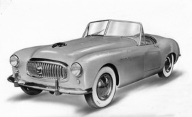 Nash-Healey (1951) - 104 Exemplare der Variante mit Panelcraft-Karosserie sollen gebaut worden sein
