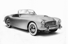 Nash-Healey (1951) - Prototyp mit Aufbau von Pancelcraft