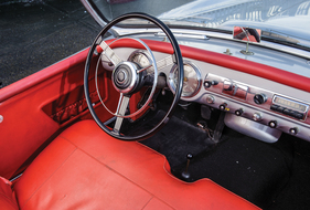 Nash-Healey Convertible (1952) - zwei grosse Instrumente orientieren den Fahrer