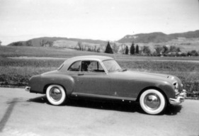 Nash-Healey LeMans Hardtop Sportscar (1953) - Testwagen - mit grosszügiger Verglasung
