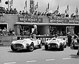 Nash-Healey Sport (1953) in Le Mans 1953 - Nash-Healey Sport am Start der 24 Stunden von Le Mans 1953