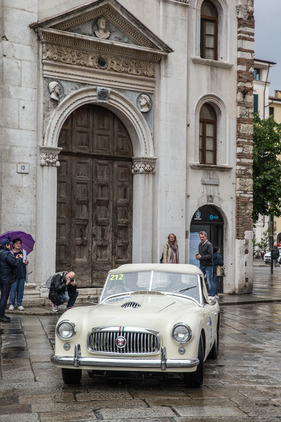 Nash Healey Sports Spider (1951) - an der Mille Miglia 2016