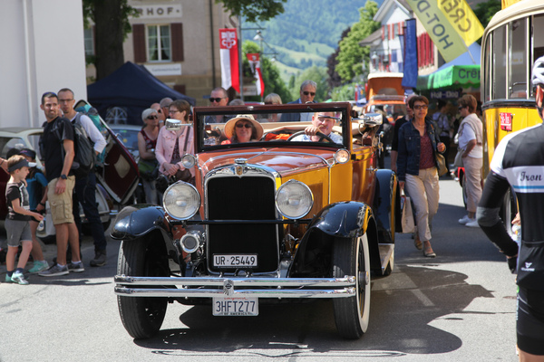 Image: Nash Roadster (1929) - at the entrance to Sarnen - Oldtimer in Obwalden (O-iO) 2019