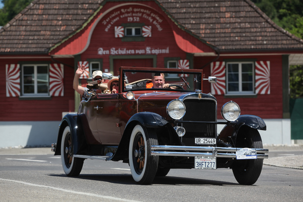 Nash Roadster (1929) - mit Gästen unterwegs in Kägiswil - Oldtimer in Obwalden (O-iO) 2019