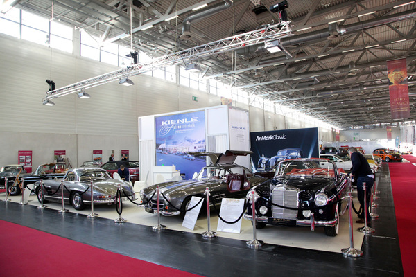 Kienle stand at a classic car show