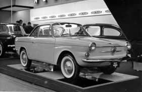 Neckar Jagst 770 Riviera (1963) - das bei Vignale karossierte Coupé am Autosalon von Brüssel im Januar 1961