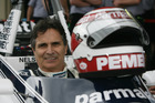 Nelson Piquet wirkt noch etwas angespannt