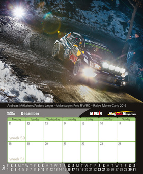 Neue Kalender von McKlein - Desktop Rally 2017 Dezember