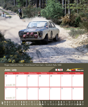 Neue Kalender von McKlein - Desktop Rally 2017 Juni:Juli