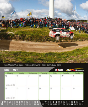 Neue Kalender von McKlein - Desktop Rally 2017 Mai