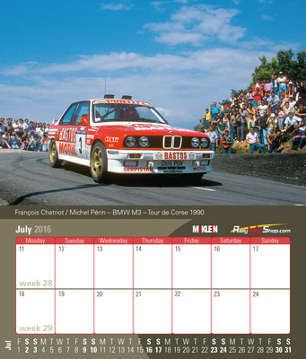Neue Kalender von McKlein - Desktop Rallye Kalender 2016