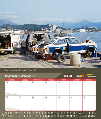 Neue Kalender von McKlein - Desktop Rallye Kalender 2016