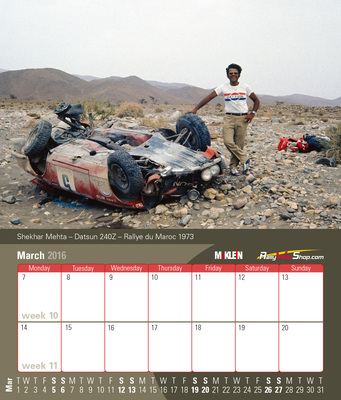 Neue Kalender von McKlein - Desktop Rallye Kalender 2016