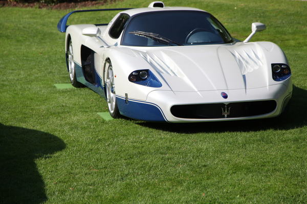 Nicht Teil des Concorsos, aber sehr attraktiv in der Einfahrt abgestellt dieser Maserati - Concorso d'Eleganza Villa d'Este 2017