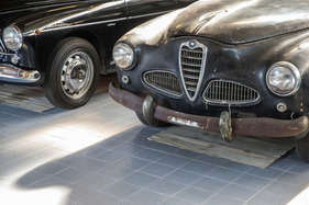 Nicht alle Fahrzeuge sind restauriert (Alfa Blue Team) - Clubanlass Alfa Romeo Club (17. bis 19. August 2018)