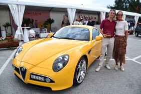 Nicklass Naess und Camilla Astrup siegten in der Kategorie "Modern" mit diesem Alfa Romeo 8C Nicklass Naess und Camilla Astrup siegten in der Kategorie "Modern" mit diesem Alfa Romeo 8C