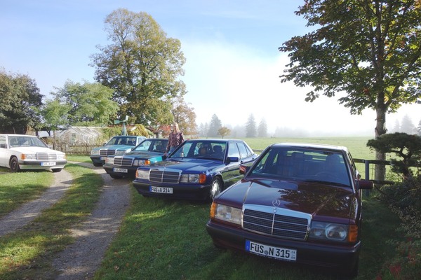 Nina Müller und ihre Benze