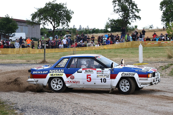 Image: Nissan 240 RS in drift: the "Eifel Rallye Festival" is not about best times, but about having fun driving and watching