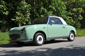 Nissan Figaro (1991) - als Lot 01 an der Versteigerung der Oldtimer Galerie auf dem Dolder am 16. Juni 2018 Nissan Figaro (1991) - als Lot 01 an der Versteigerung der Oldtimer Galerie auf dem Dolder am 16. Juni 2018