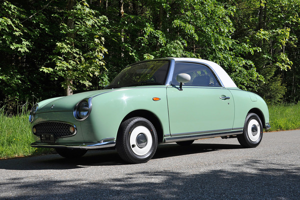 Bild: Nissan Figaro (1993) - angeboten an der Oldtimer Galerie Versteigerung auf dem Dolder am 16. Juni 2018