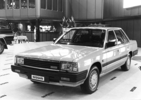 Nissan Laurel (1985) - erstmals in Europa zu sehen - Genfer Automobilsalon 1985