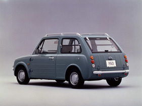 Nissan Pao (1989) - Die hinteren Seitenfenster werden hochgeklappt