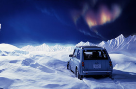 Nissan Pao (1989) - Winteridylle