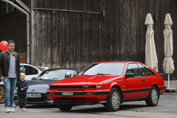 Nissan Silvia (1985) - das Design dieses 200 SX war noch ziemlich kantig - Japanese Car Meeting Kemptthal 2025