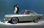 Nissan Silvia CSP 311 (1966) - eine von zwei erhältlichen Farben - aus dem Verkaufsprospekt
