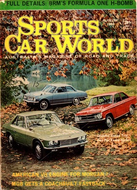 Nissan Silvia Coupé (1966) - Trio japanischer Coupés - das Silvia Coupé ist das hübscheste auf dem Titelbild einer australischen Zeitschrift