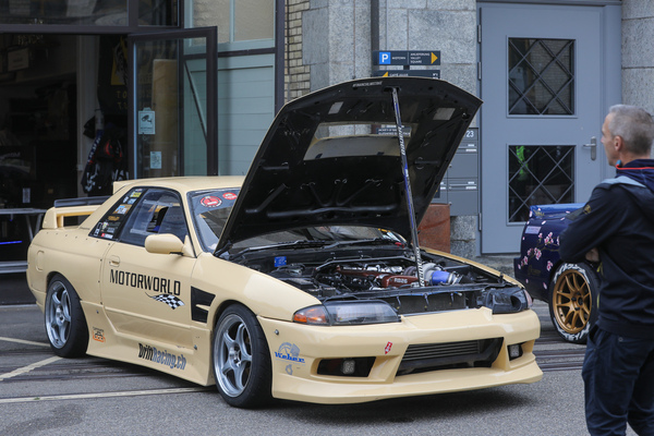 Nissan Skyline R32 (1991) - in Beige - Japanese Car Meeting Kemptthal 2025