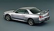 Nissan Skyline R34 GT-R (1999) - nominell 280 PS stark (© Werk/Nissan, 1999) Nissan Skyline R34 GT-R (1999) - nominell 280 PS stark (© Werk/Nissan, 1999)