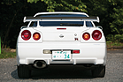 Nissan Skyline R34 GT-R V-Spec (1999) - den Heckscheibenwischer hatten nur die Strassenversionen