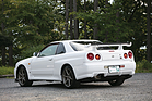 Nissan Skyline R34 GT-R V-Spec (1999) - die "V-Spec"-Aufschrift weist auf Verfeinerungen hin