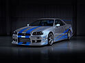 Image: Nissan Skyline R34 GTT "Fast and the Furious Replica" (2001) - as Lot 53 at the Bonhams online auction of the "Movie Car Collection" 2025