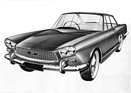 Zeichnung von Giovanni Michelotti für den Prince Skyline Sport