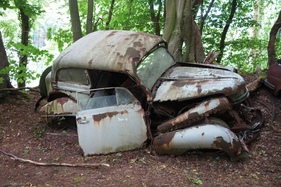 Noch ein Opel Olympia - Autoskulpturenpark Neandertal