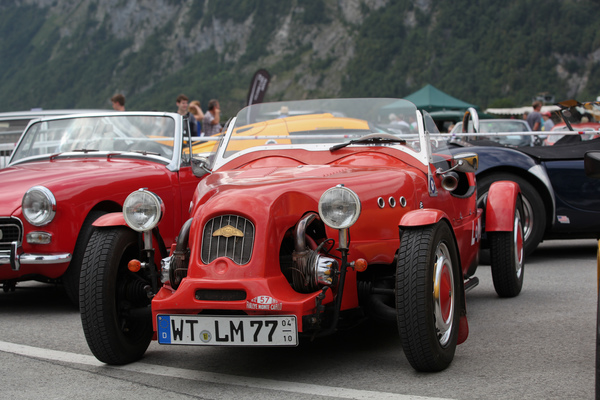 Noch immer mit Zweizylinder - Lomax 224 aus den Achtzigerjahren - British Car Meeting Mollis 2017
