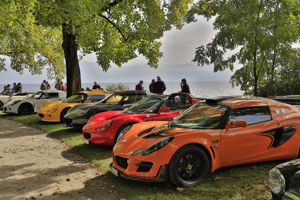 Bild: Noch jung und doch schon klassisch - Lotus Elise in bunter Auswahl - 29. Swiss Classic British Car Meeting Morges 2021