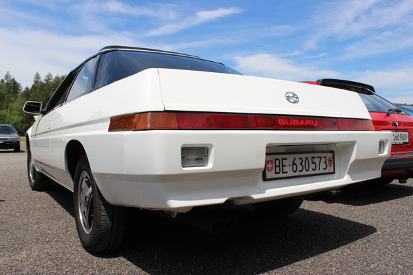 Noch kantiger als der Subaru XT ist kein Auto, wie das Heck zeigt - Japaner Young- und Oldtimertreffen Bleienbach 2016